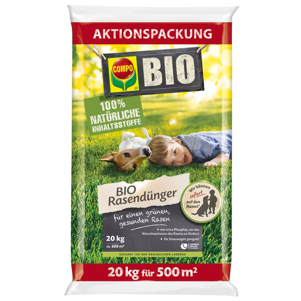 COMPO Rasendünger Aktionspackung für 500 m² - 20 kg