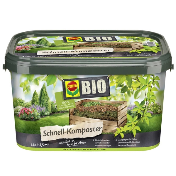 COMPO BIO Schnell - Komposter für ca. 4,5 m³ - 3 kg