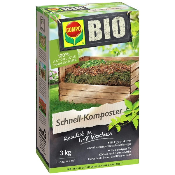 COMPO BIO Schnell-Komposter für 4,5 m³ - 3 kg