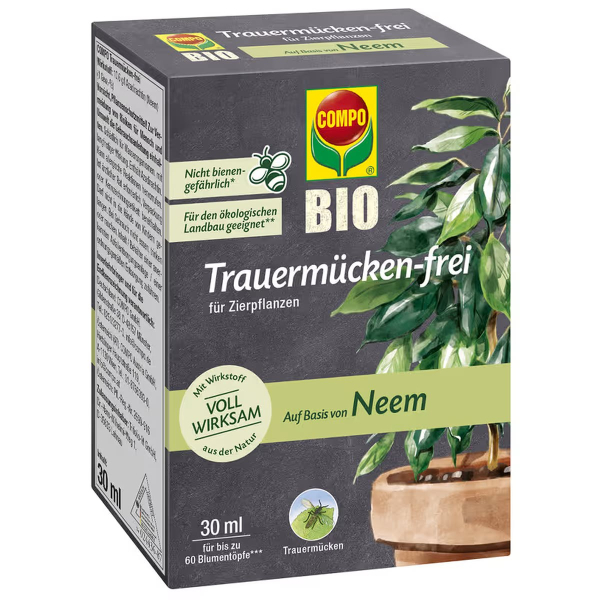 COMPO Trauermücken-frei für bis zu 60 Blumentöpfe - 30 ml