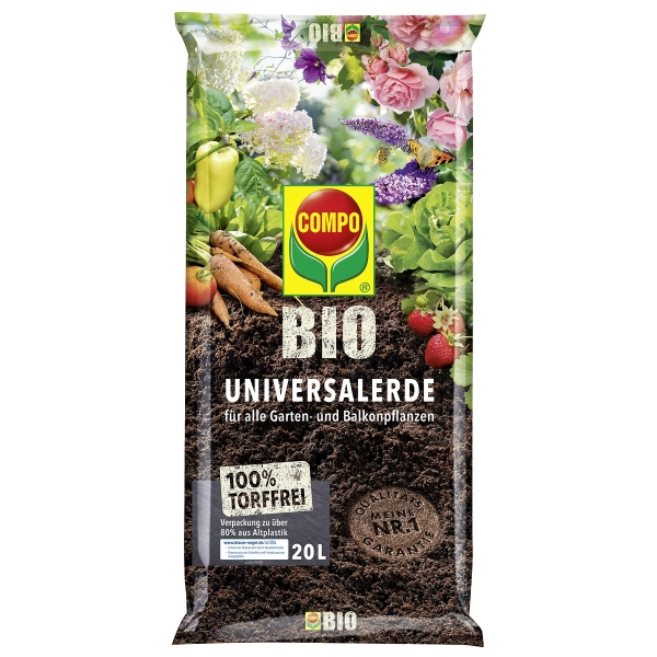 COMPO BIO Universal-Erde torffrei - 20 Liter