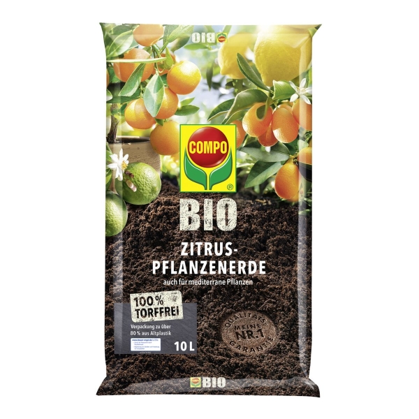 COMPO BIO Zitruspflanzenerde torffrei - 10 Liter