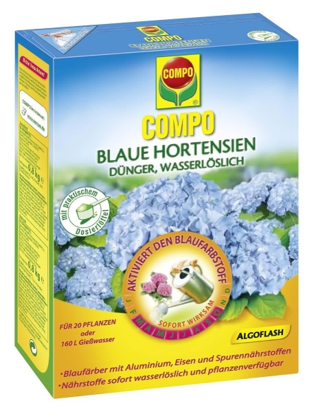 COMPO Blaue Hortensien für 20 Pflanzen - 800 Gramm