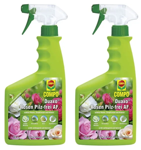 COMPO Duaxo® Rosen Pilz-frei AF anwendungsfertig - 750 ml x 2