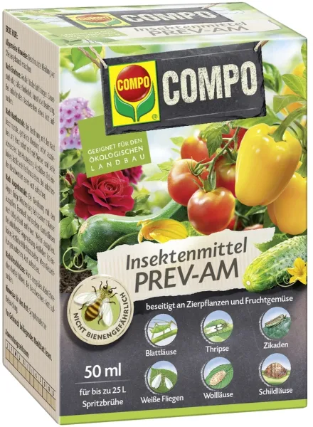 COMPO Insektenmittel PREV-AM für bis zu 25 Liter Spritzbrühe - 50 ml