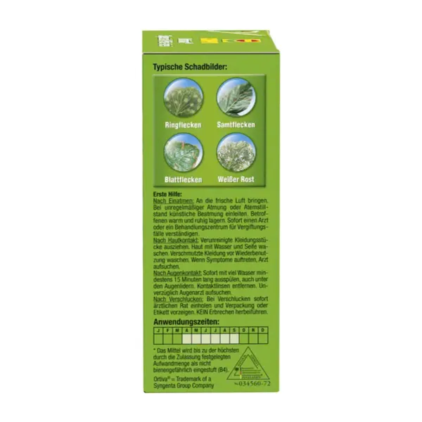 COMPO Ortiva® Spezial Pilz-frei für bis zu 25 Liter Spritzbrühe - 20 ml