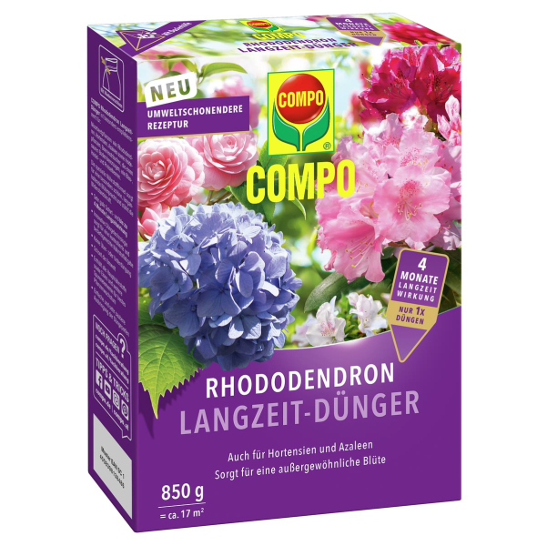 COMPO Rhododendron Langzeit-Dünger für ca. 17 m² - 850 g