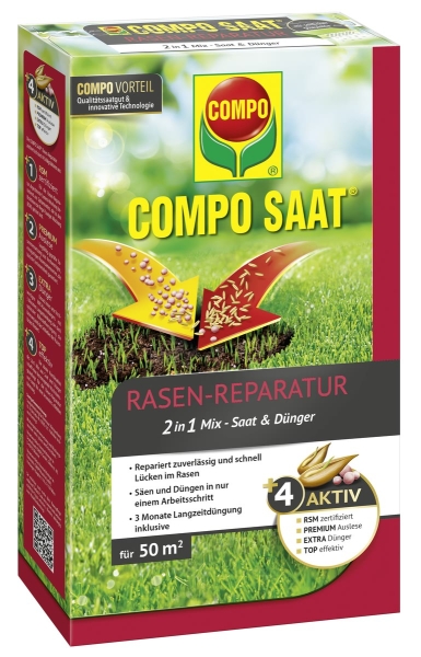 COMPO SAAT® Rasen-Reparatur Mix für 50 m² - 1,2  kg