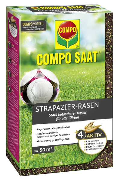 COMPO SAAT® Strapazier-Rasen für 50 m² - 1 kg