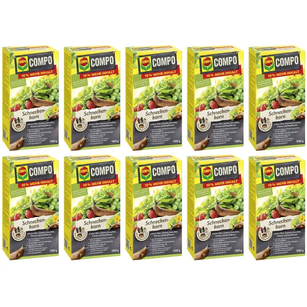 COMPO Schnecken-Korn - 1,1 kg x 10