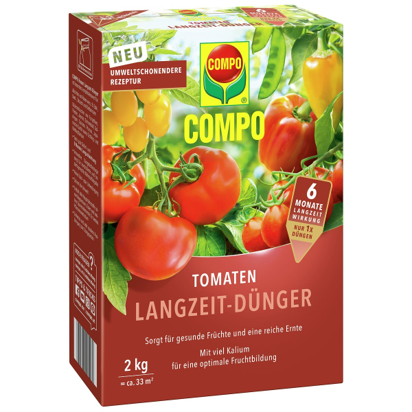 COMPO Tomaten Langzeit-Dünger für ca. 33 m² - 2 kg