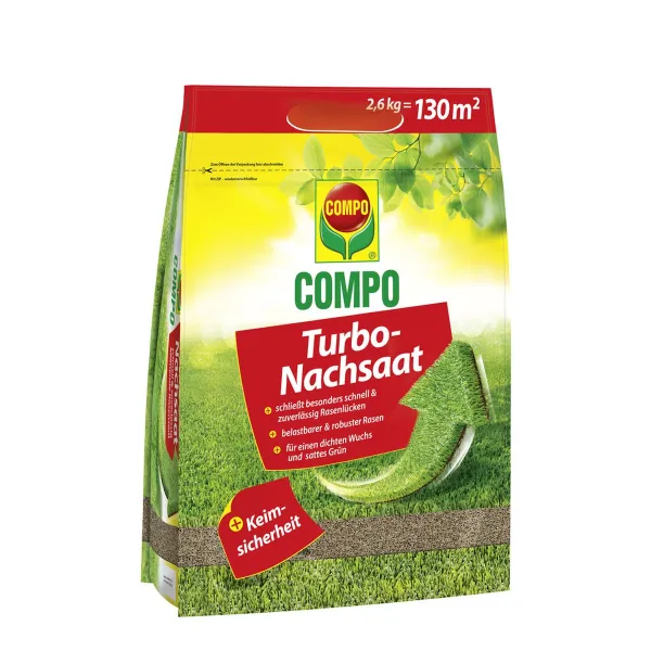 COMPO Turbo-Nachsaat für 130 m² - 2,6 kg COMPO Turbo-Nachsaat für 130 m² - 2,6 kg