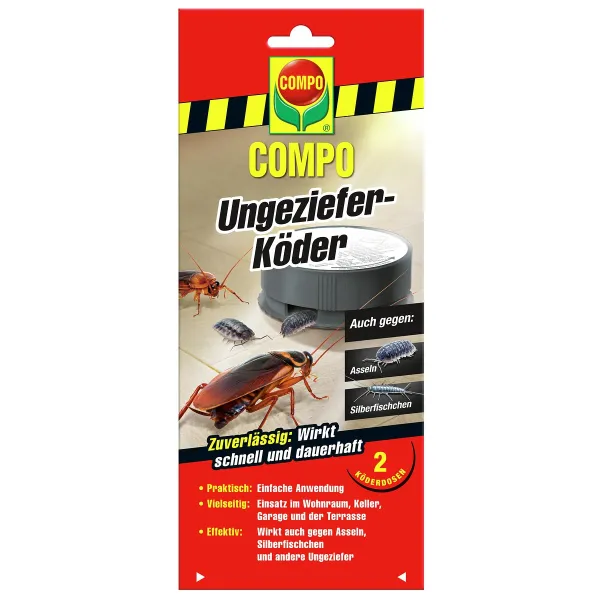 COMPO Ungeziefer-Köder - 2 Köderdosen COMPO Ungeziefer-Köder - 2 Köderdosen