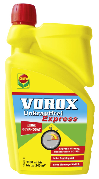 COMPO VOROX® Unkrautfrei Express Konzentrat für bis zu 240 m² - 1 Liter