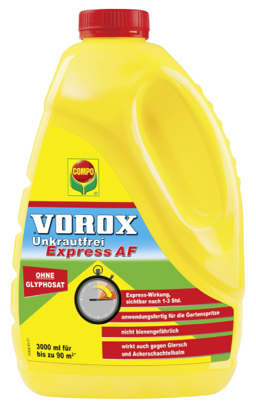 COMPO VOROX® Unkrautfrei Express AF anwendungsfertig für bis zu 90 m² - 3 Liter