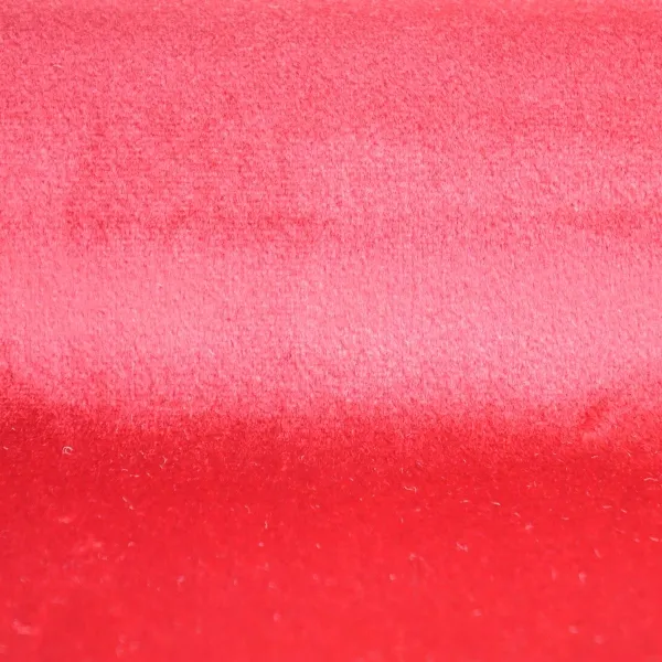 CREATIV home Samt Dekostoff Rot auf Rolle 35 x180 cm 150 g/qm