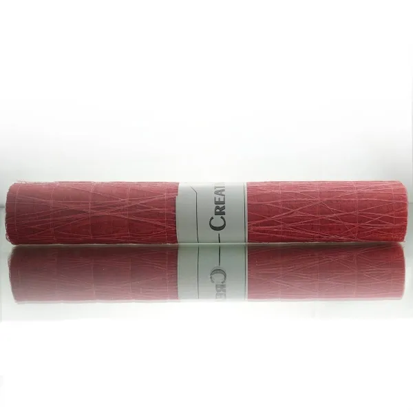 CREATIV home Weihnachtsstoff Rot aufgerollt 40 x 300 cm - Polyester CREATIV home Weihnachtsstoff Rot aufgerollt 40 x 300 cm - Polyester