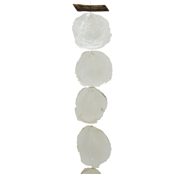 Decoris® Capiz Girlande Natur Ø ca. 8 cm Länge 1,65 Meter