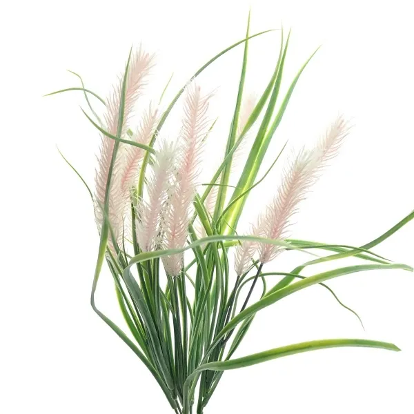 DEKO® FLORALE Grasbusch mit rosafarbenen Fruchtständen 42 cm - Kunstblumen DEKO® FLORALE Grasbusch mit rosafarbenen Fruchtständen 42 cm - Kunstblumen