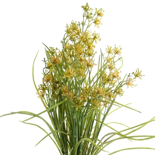 DEKO® FLORALE Wildblumenzweig Curry gelb 48 cm - Kunstblumen DEKO® FLORALE Wildblumenzweig Curry gelb 48 cm - Kunstblumen