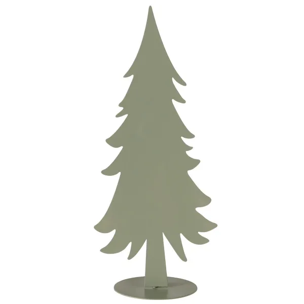 Dekoaufsteller Waldan Tannenbaum hellgrün Ø 15 cm Höhe 51 cm - Metall