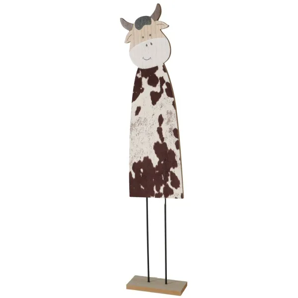 Boltze Dekofigur Montana Kuh Braun-Cremeweiß 90 cm - Holz & Textil Boltze Dekofigur Montana Kuh Braun-Cremeweiß 90 cm - Holz & Textil
