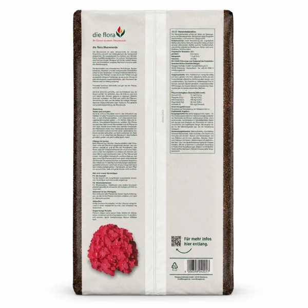 die Flora Blumenerde - Universalerde für Zimmer-, Balkon- & Gartenpflanzen - 40 Liter