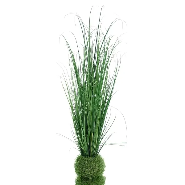 DPI Aus einer Graskugel entspringt ein Gras 80 cm - Kunstblumen DPI Aus einer Graskugel entspringt ein Gras 80 cm - Kunstblumen