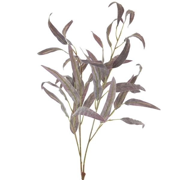 DPI Eukalyptuszweig Aubergine 95 cm - Kunstpflanzen