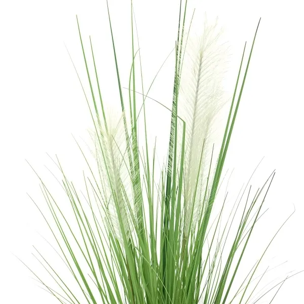 DPI Grasarrangement 80 cm im weißen Topf - Kunstpflanzen