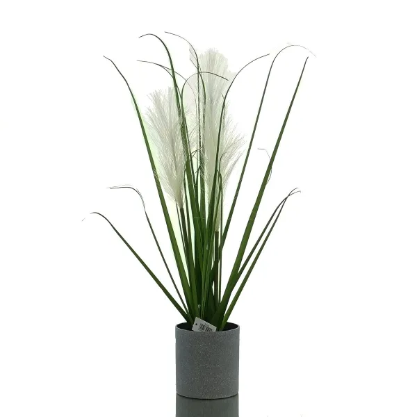 DPI Grasarrangement im grauen Topf 50 cm - Kunstpflanzen DPI Grasarrangement im grauen Topf 50 cm - Kunstpflanzen