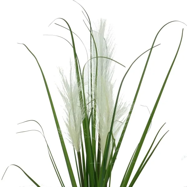 DPI Grasarrangement im grauen Topf 50 cm - Kunstpflanzen