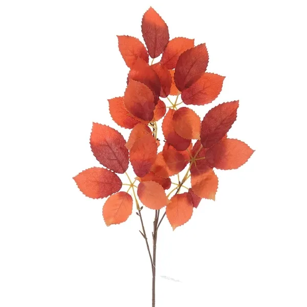 DPI Herbstdeko - Laubzweig Orange 68 cm - Kunstpflanzen