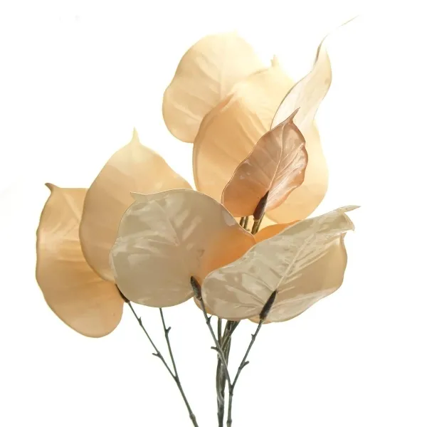 DPI Laubzweig Beige - Aprikot 62 cm - Kunstpflanzen