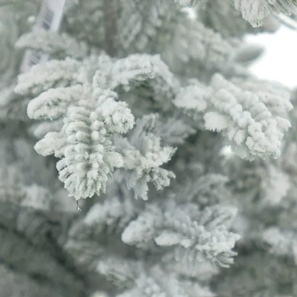 DPI Weihnachtsbaum beschneit im weißen Topf Höhe 55 cm - Kunststoff & Zement