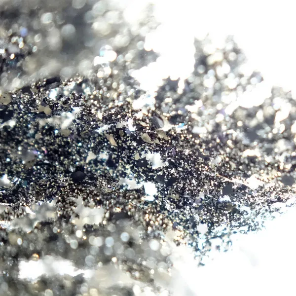 DPI Weihnachtsdeko Glitzerzweig Anthrazit 69 cm - Kunstpflanzen