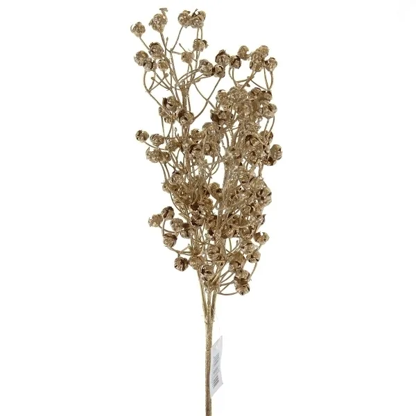 DPI Weihnachtsdeko Schleierkraut Goldfarben 44 cm - Kunstpflanzen