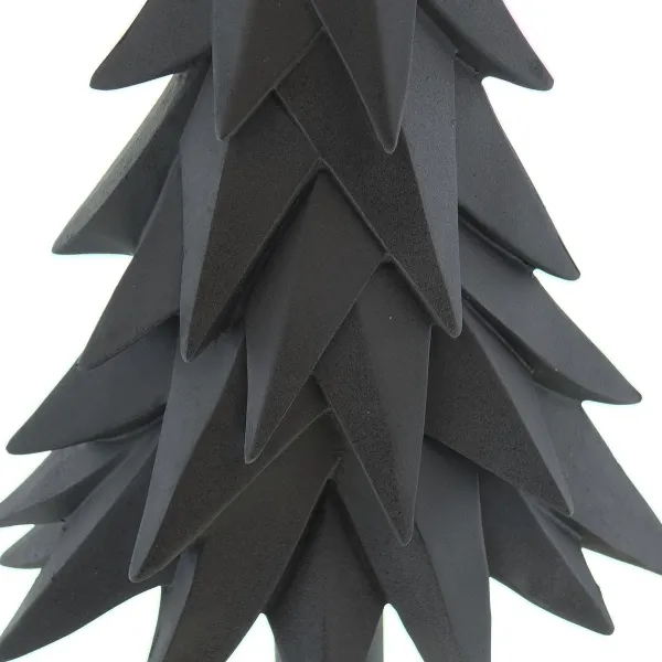 DPI Weihnachtsdeko Tannenbaum Schwarz matte Oberfläche 40 cm - Resin