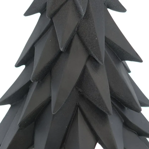 DPI Weihnachtsdeko Tannenbaum Schwarz matte Oberfläche 50 cm - Resin