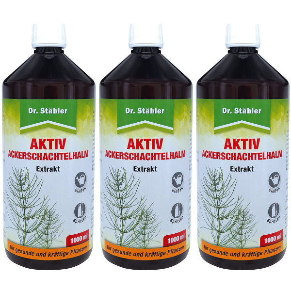 Dr. Stähler Aktiv Ackerschachtelhalm Extrakt Pflanzenstärkungsmittel - 1.000 ml x 3