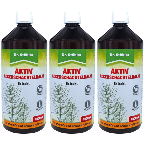 Dr. Stähler Aktiv Ackerschachtelhalm Extrakt Pflanzenstärkungsmittel - 1.000 ml x 3