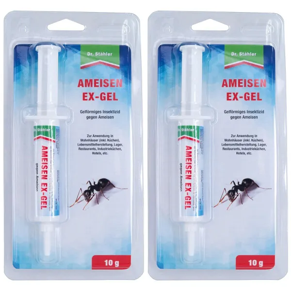 Dr. Stähler Ameisen-Ex Gel Imidasect Ants - 10 Gramm x 2 Dr. Stähler Ameisen-Ex Gel Imidasect Ants - 10 Gramm x 2