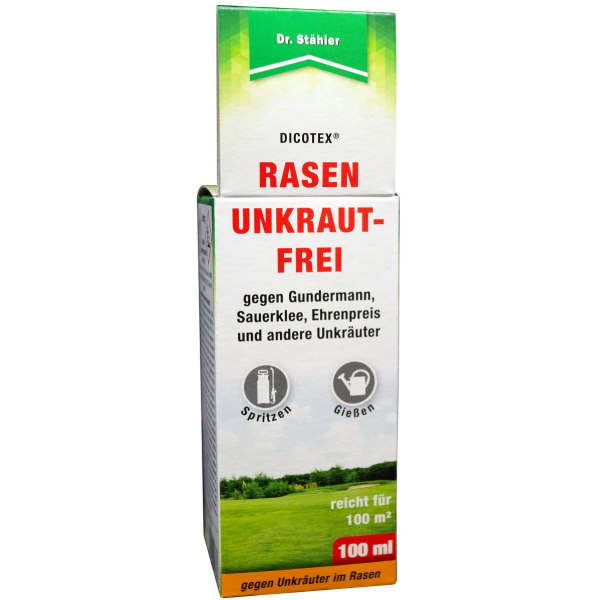 Dr. Stähler DICOTEX® Rasen Unkraut-Frei für 100 m² - 100 ml