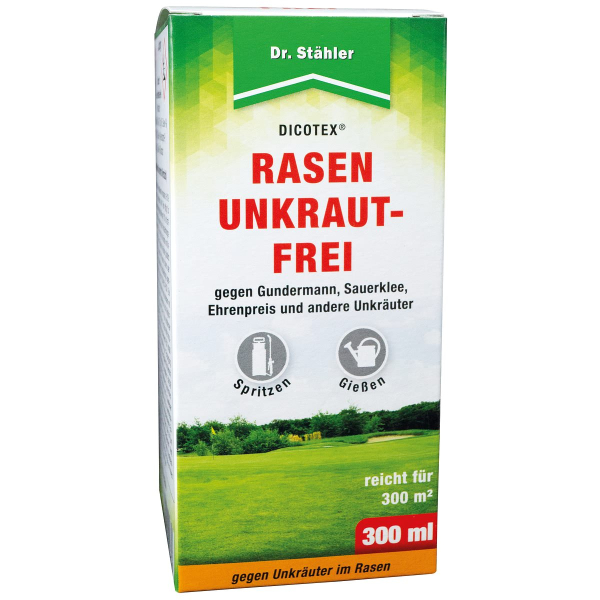 Dr. Stähler DICOTEX® Rasen Unkraut-Frei für 300 m² - 300 ml