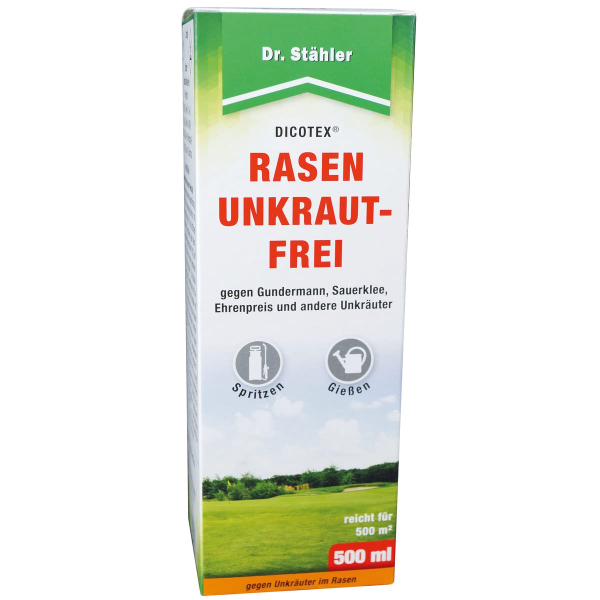 Dr. Stähler DICOTEX® Rasen Unkraut-Frei für 500 m² - 500 ml