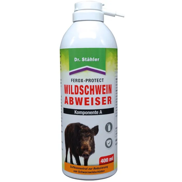 Dr. Stähler FEROX-PROTECT Wildschweinabweiser Schwarz Komponente A - 400 ml