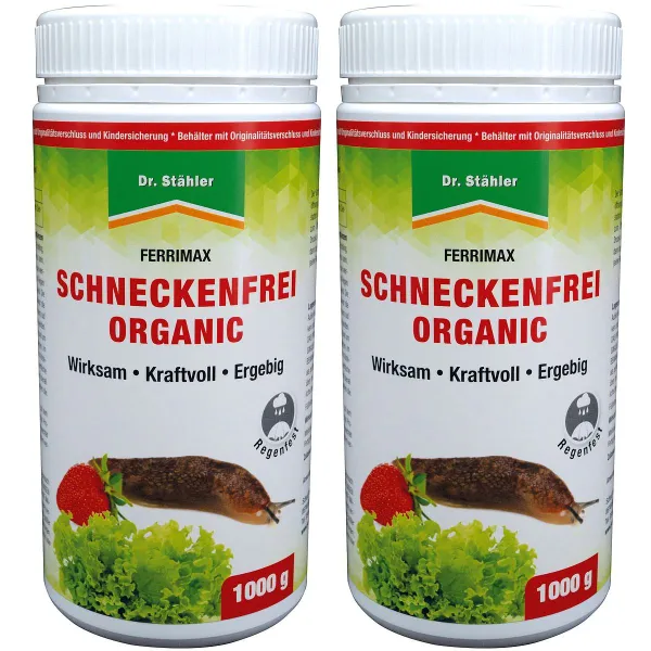 Dr. Stähler FERRIMAX Schneckenfrei ORGANIC - 1 kg x 2