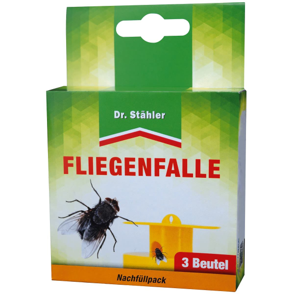 Dr. Stähler Fliegen-Köderfalle Nachfüllpack 3er