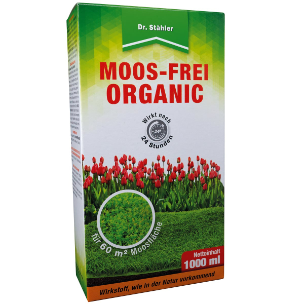 Dr. Stähler Moos-Frei Organic für ca. 60 m² - 1 Liter