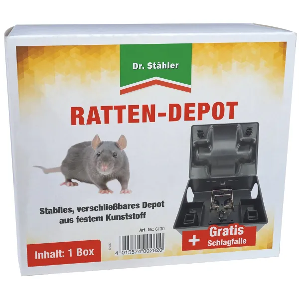Dr. Stähler RATTEN-DEPOT mit Schlagfalle Dr. Stähler RATTEN-DEPOT mit Schlagfalle